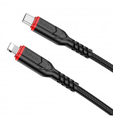 Кабель Hoco X59 Victory PD charging data cable iP(L=1M) Black (6931474793997)