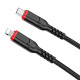Кабель Hoco X59 Victory PD charging data cable iP(L=1M) Black (6931474793997)
