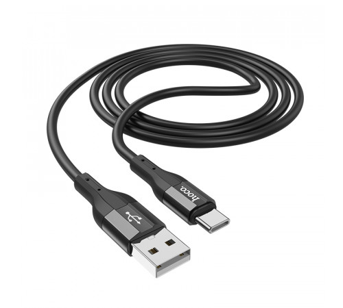 Кабель Hoco X72 Creator silicone charging data cable for Type-C Black (6931474761798)