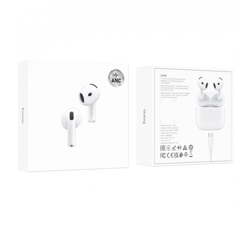 Бездротові навушники TWS HOCO EW85, ANC, White (6942007650328)