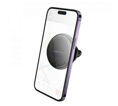 Автотримач для телефона BOROFONE BH135 Parker ring magnetic car holder(air outlet) (6941991121401)