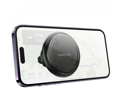 Автотримач для телефона BOROFONE BH135 Parker ring magnetic car holder(air outlet) (6941991121401)