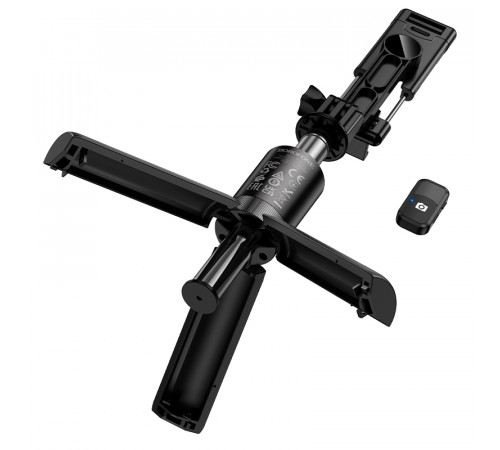 Селфі-трипод BOROFONE BY14 Graceful mini live broadcast holder Black (6941991122958)