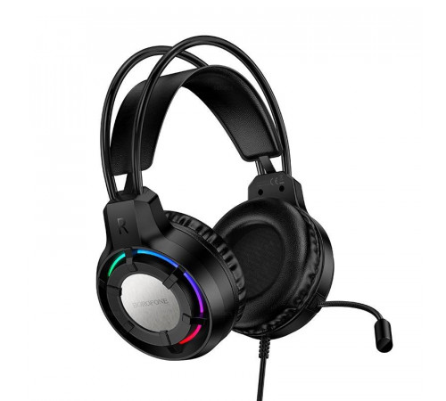 Навушники ігрові BOROFONE BO112 Wave gaming headphones Black (6941991124648)