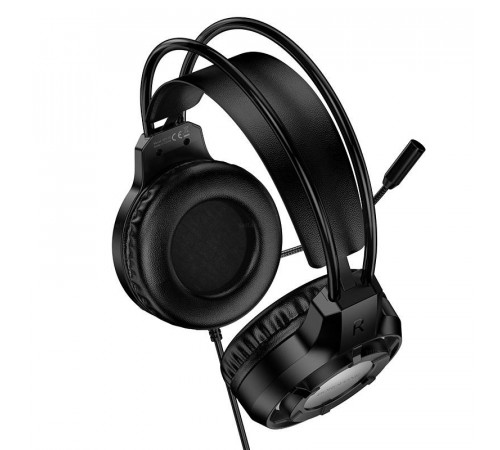 Навушники ігрові BOROFONE BO112 Wave gaming headphones Black (6941991124648)
