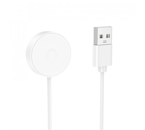 Бездротовий зарядний пристрій для смарт-годинника BOROFONE BD14 Smart sports watch charging cable White (6941991121852)