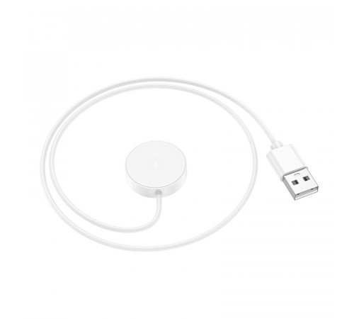 Бездротовий зарядний пристрій для смарт-годинника BOROFONE BD14 Smart sports watch charging cable White (6941991121852)
