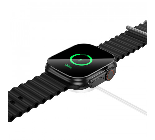 Бездротовий зарядний пристрій для смарт-годинника BOROFONE BD14 Ultra Smart sports watch charging cable White (6941991124297)