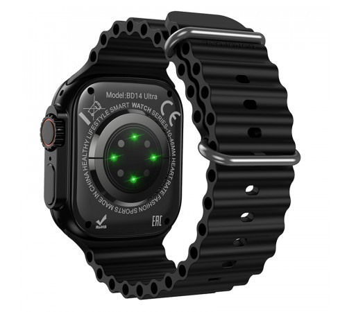 Смарт-годинник BOROFONE BD14 Ultra 51mm. 180 mAh. Smart sports watch(call version) Black (6941991124273)