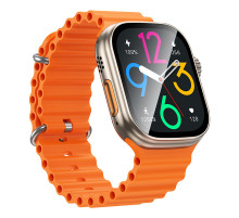 Смарт-годинник BOROFONE BD14 Ultra 51mm. 180 mAh. Smart sports watch(call version) Titanium Gold (6941991124280)