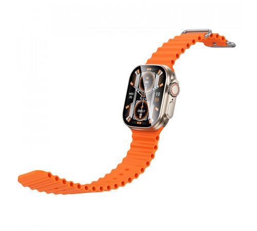 Смарт-годинник BOROFONE BD14 Ultra 51mm. 180 mAh. Smart sports watch(call version) Titanium Gold (6941991124280)