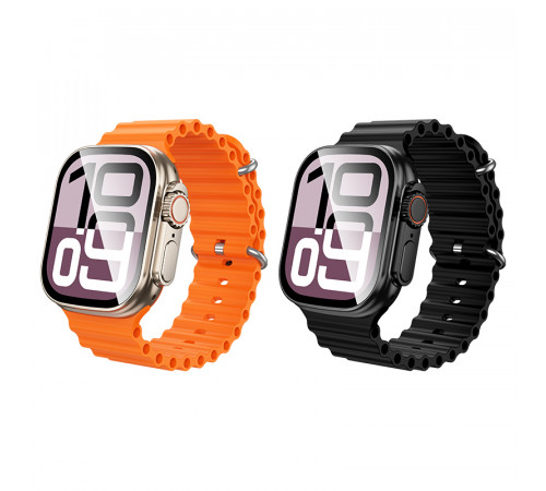 Смарт-годинник BOROFONE BD14 Ultra 51mm. 180 mAh. Smart sports watch(call version) Titanium Gold (6941991124280)