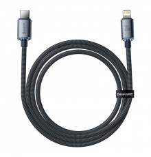 Кабель Baseus Crystal Shine Series Fast Charging Data Cable Type-C to iP 20W 2m Black (CAJY000301)
