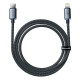 Кабель Baseus Crystal Shine Series Fast Charging Data Cable Type-C to iP 20W 2m Black (CAJY000301)