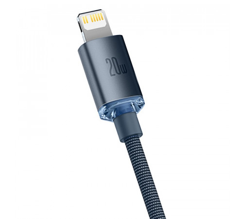 Кабель Baseus Crystal Shine Series Fast Charging Data Cable Type-C to iP 20W 2m Black (CAJY000301)