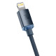 Кабель Baseus Crystal Shine Series Fast Charging Data Cable Type-C to iP 20W 2m Black (CAJY000301)