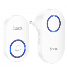 Дзвінок HOCO HI25 210 mAh wireless doorbell (EU) White (6942007662307)