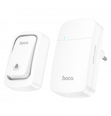 Дзвінок HOCO HI26 self-powered wireless doorbell (EU) (6942007662314)
