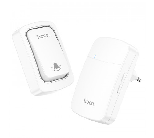 Дзвінок HOCO HI26 self-powered wireless doorbell (EU) (6942007662314)