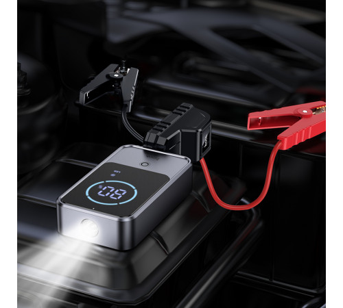 Автомобільний пуско-зарядний пристрій HOCO QS7 Source smart emergency start-up power bank(10000mAh) (6942007662840)