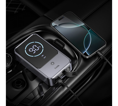 Автомобільний пуско-зарядний пристрій HOCO QS7 Source smart emergency start-up power bank(10000mAh) (6942007662840)