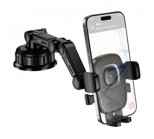 Автотримач для телефона HOCO H89 Crown large suction cup car holder(center console) (6942007662628)