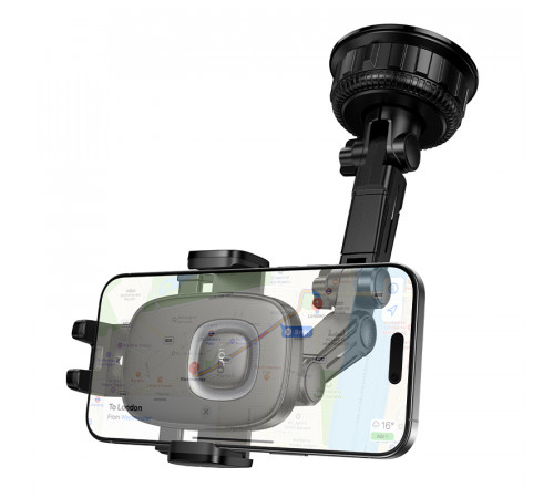 Автотримач для телефона HOCO H89 Crown large suction cup car holder(center console) (6942007662628)