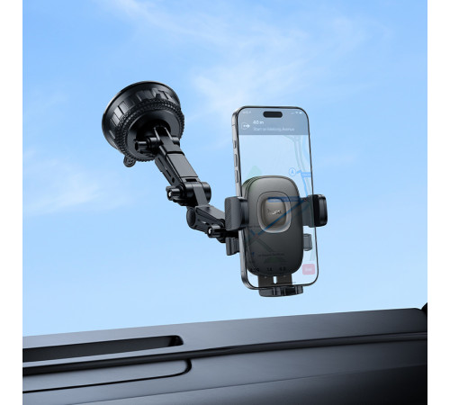 Автотримач для телефона HOCO H89 Crown large suction cup car holder(center console) (6942007662628)