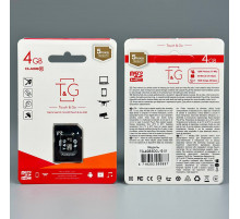 Карта пам'яті T&G 4Gb 10 Class (з адаптером SD)