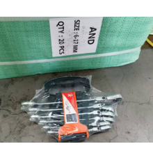 Ключі 6 ШТ комбіновані тріскачкові шарнірні в наборі  6-17MM (20)