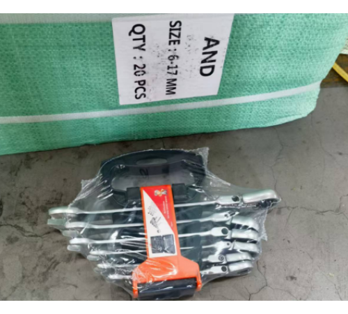 Ключи 6 ШТ  комбинированные трещоточные шарнирные в наборе       6-17MM  (20)