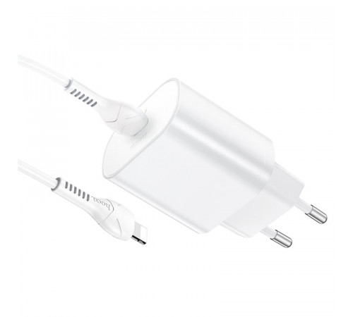 Мережевий зарядний пристрій Hoco N22 Jetta PD25W Type-C to Lightning