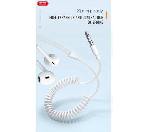 Навушники XO EP48 з мікрофоном 3.5mm 1.2m