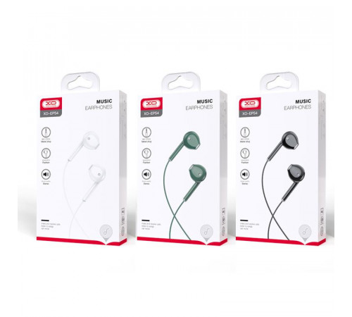 Навушники XO EP54 Metal з мікрофоном 3.5mm