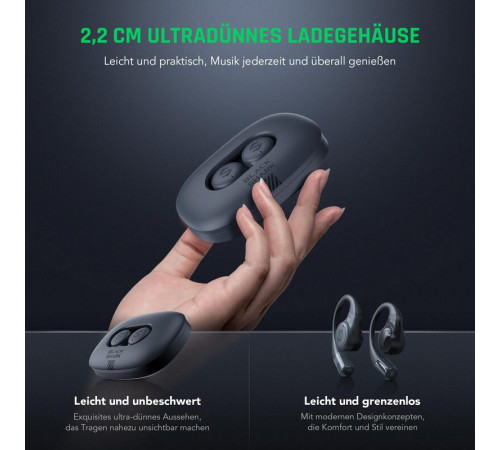 Бездротові навушники TWS Black Shark Open Bluetooth Earphones Black (BHR8844CN)