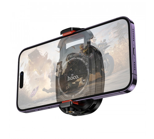 Кулер для мобільного HOCO GM76 Blue diamond mobile phone cooler Black (6942007656764)