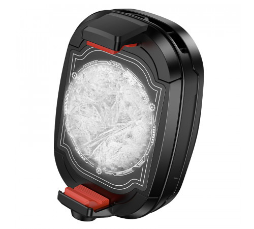 Кулер для мобільного HOCO GM76 Blue diamond mobile phone cooler Black (6942007656764)