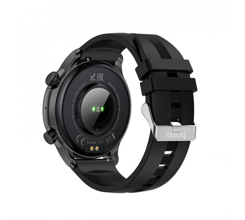 Смарт-годинник HOCO Y31 37mm, 250 mAh, Smart sports watch(call version) Black (6942007654098)