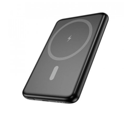Зовнішній акумулятор HOCO J140A Tony PD20W ultra-thin magnetic power bank(5000mAh) Black (6942007640626)
