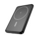 Зовнішній акумулятор HOCO J140A Tony PD20W ultra-thin magnetic power bank(5000mAh) Black (6942007640626)