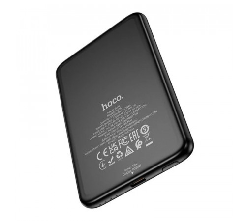 Зовнішній акумулятор HOCO J140A Tony PD20W ultra-thin magnetic power bank(5000mAh) Black (6942007640626)