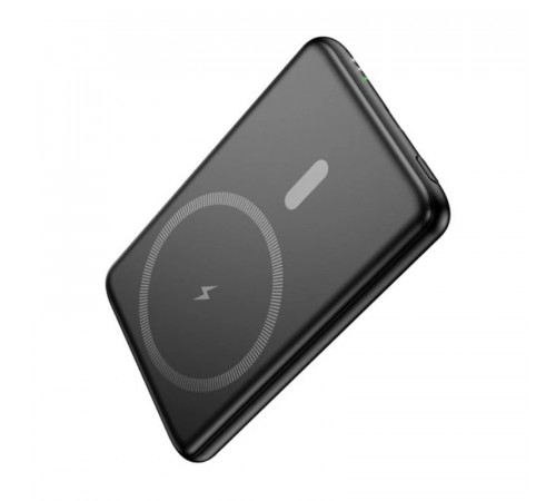 Зовнішній акумулятор HOCO J140A Tony PD20W ultra-thin magnetic power bank(5000mAh) Black (6942007640626)