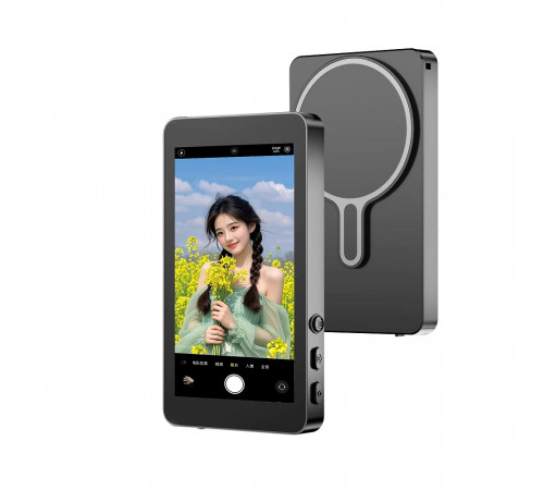 Додатковий екран Magnetic selfie screen RK-X40L камери смартфона Black (RK-X40L-B)