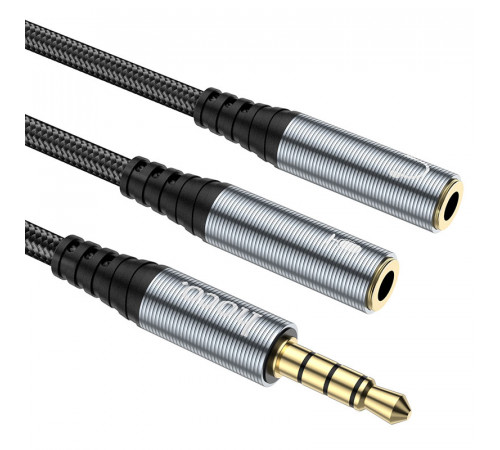 AUX Hoco UPA21 2in1 audio adapter 3.5mm male to 2*3.5mm female