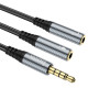 AUX Hoco UPA21 2in1 audio adapter 3.5mm male to 2*3.5mm female