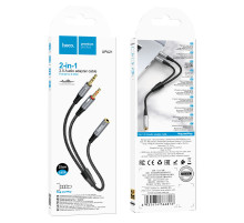 AUX Hoco UPA21 2in1 audio adapter 3.5mm famale to 2*3.5mm male