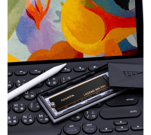 Накопичувач SSD M.2 ADATA LEGEND 900 PRO 2TB 2280 PCIe Gen 4x4 3D NAND Read/Write: 7400/6500 MB/sec (SLEG-900P-2TCS)