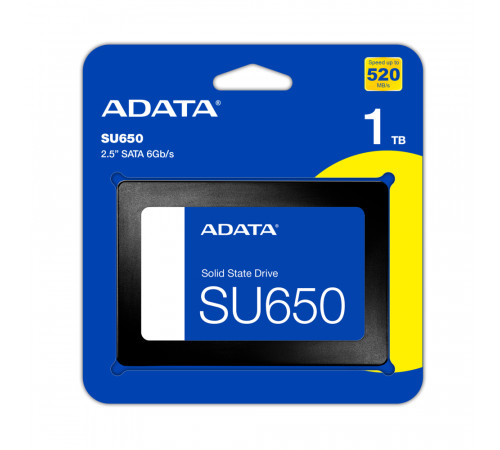 Накопичувач SSD ADATA Ultimate SU650 1TB 2.5" SATA III 3D NAND (ASU650SS-1TT-R)