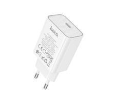 Мережевий зарядний пристрій HOCO C143A Benefit single port PD20W charger White (6942007652063)