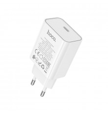 Мережевий зарядний пристрій HOCO C143A Benefit single port PD20W charger White (6942007652063)